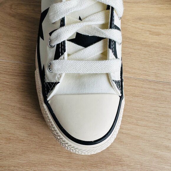 ⭐Converse Chuck Taylor Large Stars Hi Sz 8 Women's Shoes Sneakers Ivory A09898F - Picture 7 of 9